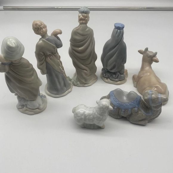 Lot of Nativity scene three kings one Shepard - Picture 2 of 6